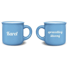 Nekupto Jmenný mini hrníček Karel 100 ml