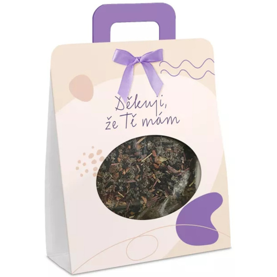 Albi Dárkový čaj Trendy v krabičce Děkuji, že tě mám fialový 50 g