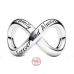 Charm Sterlingové stříbro 925 Infinity nekonečno, korálek na náramek rodina