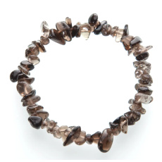 Záhněda bransoletka elastyczna z naturalnego kamienia 19 cm, kamień realizacji snów
