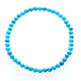 Tyrkenit náramek elastický přírodní kámen, kulička 4 mm / 19 cm, kámen mladých lidí, hledá životní cíl