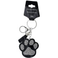 Albi Klíčenka štrasová Tlapka černá