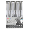 Colorino Artist fineliner sada popisovačů pro skicování 7 kusů, hrotů