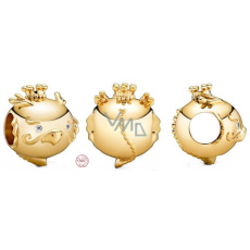 Charm Sterlingové stříbro 925 Drak je páté zvíře ve 12letém cyklu čínského zvěrokruhu, korálek na náramek