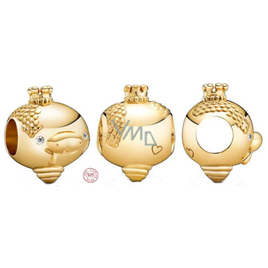 Charm Sterlingové stříbro 925 Had je šesté zvíře ve 12letém cyklu čínského znamení zvěrokruhu, korálek na náramek