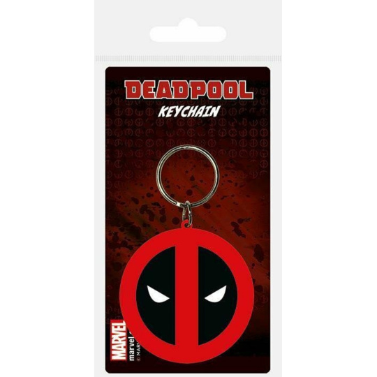 Epee Merch Marvel Deadpool logo Klíčenka gumová 12,7 x 7,4 cm