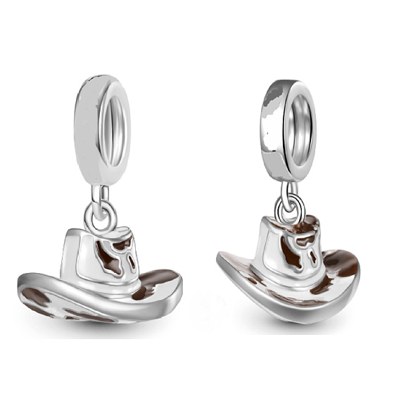 Charm Kovbojský klobouk, přívěsek na náramek zájmy