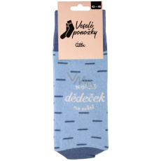 Albi Wesołe skarpetki Najlepszy dziadek na świecie, uniwersalny rozmiar 1 para Albi Wesołe skarpetki Najlepszy dziadek na świecie, uniwersalny rozmiar 1 para