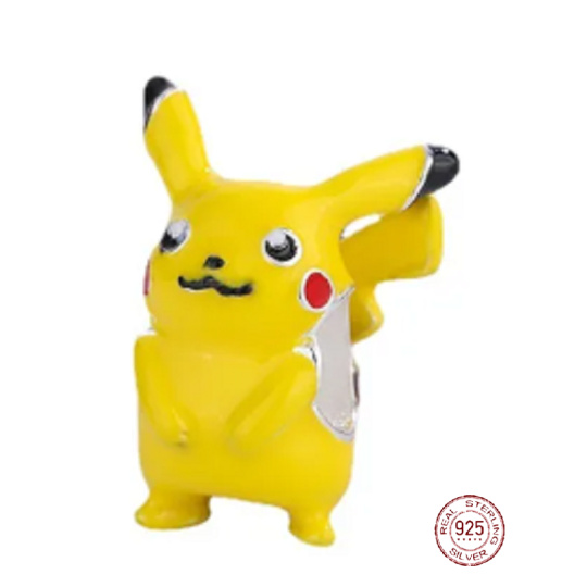 Charm Sterlingové stříbro 925 Pokémon Pikachu, korálek na náramek film