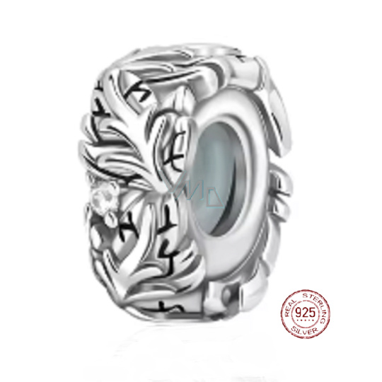 Charm Sterlingové stříbro 925 Lístečky, korálek na náramek příroda Charm Sterlingové stříbro 925 Lístečky, korálek na náramek příroda