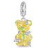 Charm Medvěd žlutý fantastický sen, přívěsek na náramek zvíře