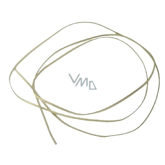 Kůže plochá písková 2 mm, délka cca 120 cm 1 kus