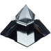 Křišťálové sklo Pyramida hladká 40 mm - těžítko, dárková krabička