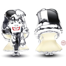 Charm Sterlingové stříbro 925 Disney 101 Dalmatinů Cruella De Vil, korálek na náramek film Charm Sterlingové stříbro 925 Disney 101 Dalmatinů Cruella De Vil, korálek na náramek film