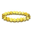 Citrín náramek elastický přírodní kámen, kulička 10 mm / 19 cm, kámen hojnosti, úspěchu