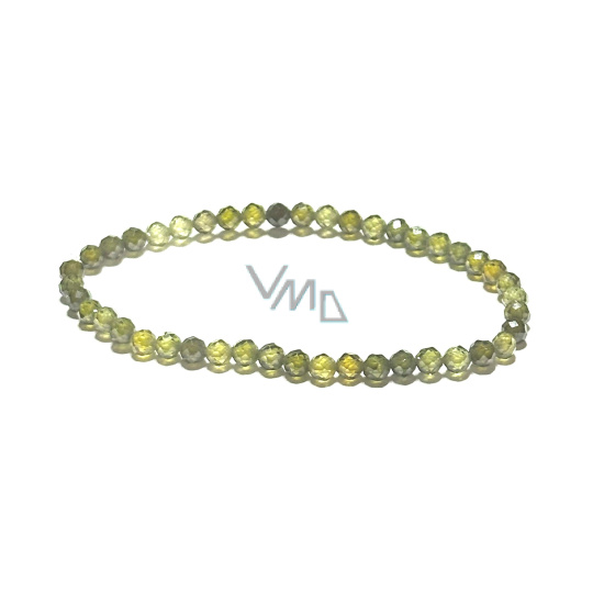 Zirkono zielony fasetowany bransoletka elastyczna naturalny kamień, kuleczka 4 mm / 19 cm, kamień pamięci, samoświadomości i sukcesu Zirkono zielony fasetowany bransoletka elastyczna naturalny kamień, kuleczka 4 mm / 19 cm, kamień pamięci, samoświadomości i sukcesu