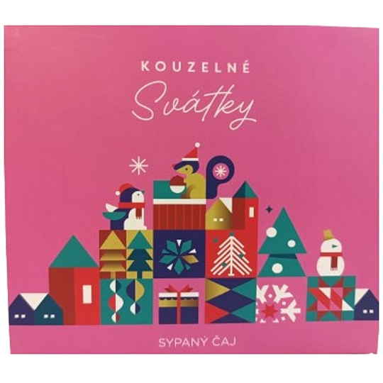 Albi Vánoční čaj v krabičce Geometrie růžová 50 g Albi Vánoční čaj v krabičce Geometrie růžová 50 g