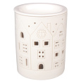 Aromalampa porcelánová domky 10,5 x 13,5 cm