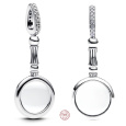 Charm Sterlingové stříbro 925 Zvětšovací oko - Láska je v detailech, přívěsek na náramek láska
