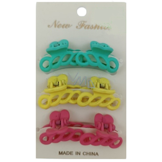 Skřipce plastové různé barvy 6 kusů