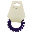 Gumička do vlasů zatočená fialová 1 kus