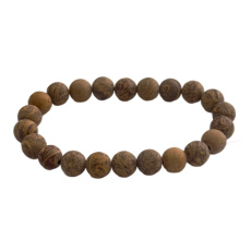 Jaspis Miriam, Sloní kůže, Caligraphy matný náramek elastický přírodní kámen, kulička 8 mm / 16 - 17 cm, kámen pozitivní energie Jaspis Miriam, Sloní kůže, Caligraphy matný náramek elastický přírodní kámen, kulička 8 mm / 16 - 17 cm, kámen pozitivní energie