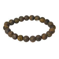 Tygří oko matný náramek elastický přírodní kámen, kulička 8 mm / 16 - 17 cm, kámen slunce a země, přináší štěstí a bohatství Tygří oko matný náramek elastický přírodní kámen, kulička 8 mm / 16 - 17 cm, kámen slunce a země, přináší štěstí a bohatství