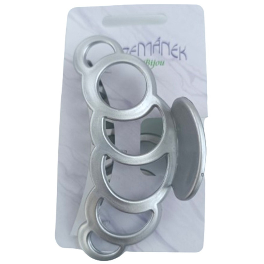 Zemánek Skřipec do vlasů střední stříbrný 9,5 cm 1 kus Zemánek Skřipec do vlasů střední stříbrný 9,5 cm 1 kus