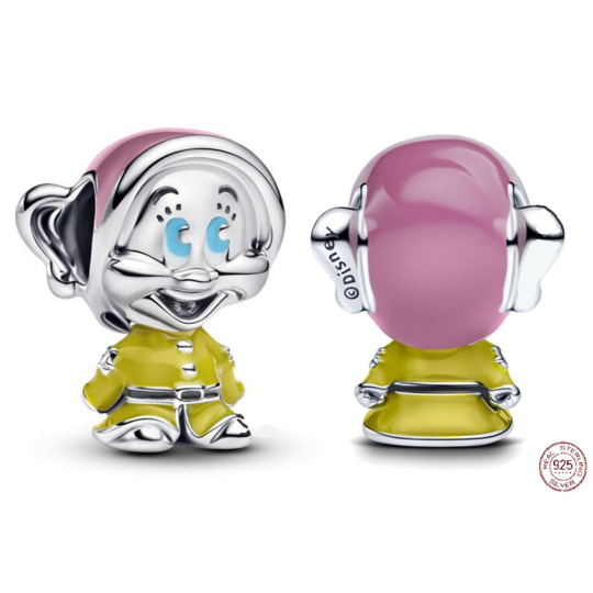 Charm Sterlingové stříbro 925 Disney Sněhurka a 7 trpaslíků - Šmudla, korálek na náramek film Charm Sterlingové stříbro 925 Disney Sněhurka a 7 trpaslíků - Šmudla, korálek na náramek film