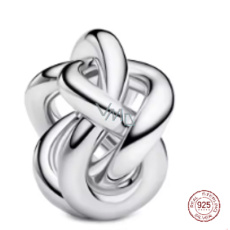 Charm Sterlingové stříbro 925 Nekonečné kouzlo, korálek na náramek symbol