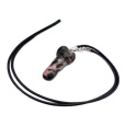 Rodonit Penis amulet pro plodnost, přívěsek přírodní kámen ručně broušený 3 cm, velký léčitel srdcí