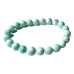 Larimar náramek elastický přírodní kámen, 9,5 - 10 mm / 16 - 17 cm, klid - mír - vyrovnanost