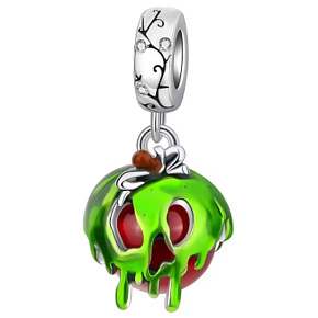 Charm Otrávené jablko kouzelné královny, přívěsek na náramek, film Charm Otrávené jablko kouzelné královny, přívěsek na náramek, film