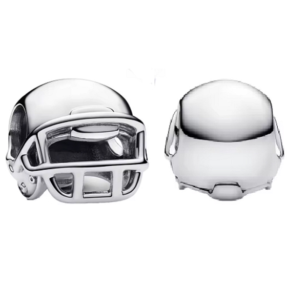 Charm Helma americký fotbal, symbol odvahy a síly, korálek na náramek sport