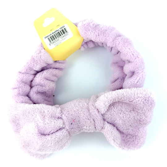 Kosmetická čelenka s mašlí 1 kus různé barvy