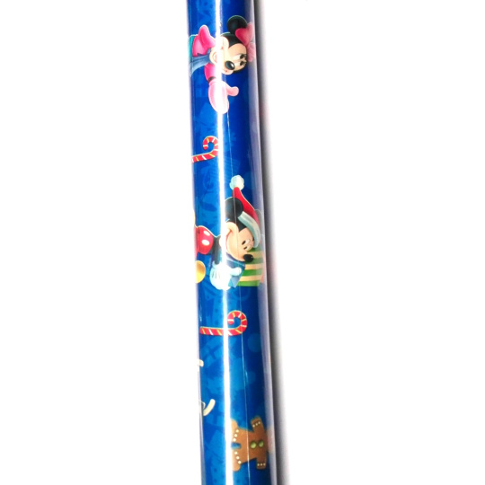 Nekupto Dárkový balicí papír 70 x 150 cm Disney Mickey Mousse a Minnie Vánoční modrý Nekupto Dárkový balicí papír 70 x 150 cm Disney Mickey Mousse a Minnie Vánoční modrý