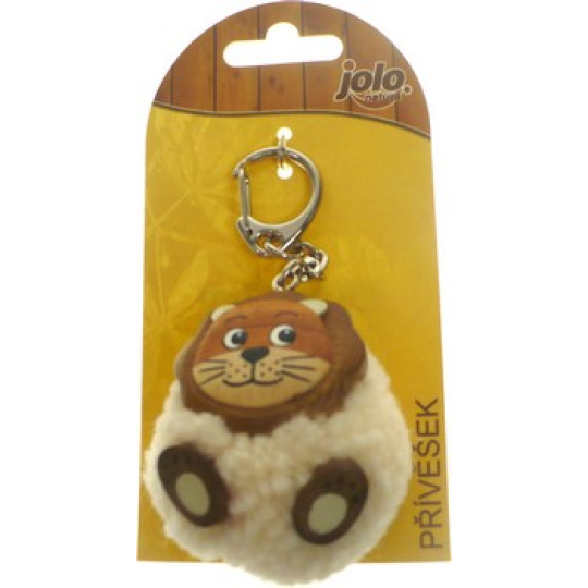 Nekupto Jolo Natura přívěšek PomPom velký Lev 1 kus