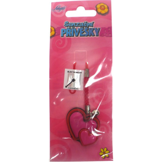 Nekupto Senzační přívěšek Srdce s rolničkou 1 kus