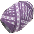 Nekupto Klubíčko Luxus fialové s bílým kárem 10 m