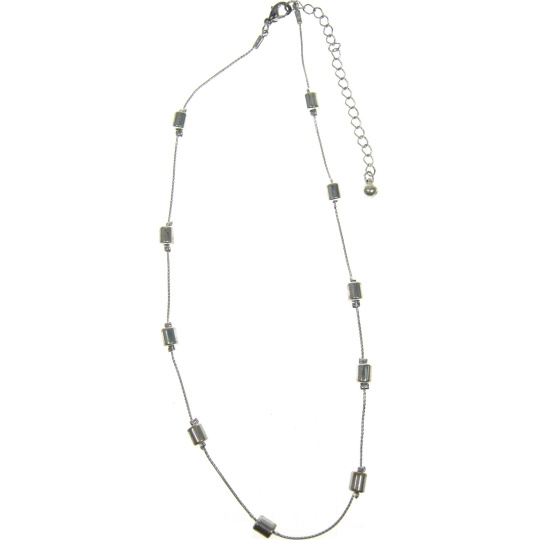 Náhrdelník stříbrný s přívěšky 42 cm + náušnice 1 pár Náhrdelník stříbrný s přívěšky 42 cm + náušnice 1 pár