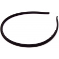 Čelenka úzká černá matná 0,6 cm