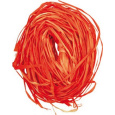 Raffia oranžová nabarvené lýko k dekoraci 30 g