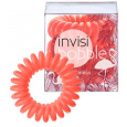 Invisibobble Fancy Flamingo Gumička do vlasů matně oranžová spirálová 3 kusy limitovaná edice