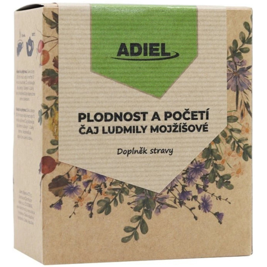 Adiel herbata Ludmily Możejśowej Płodność, Zestaw torebek na napar 15 x 2,5 g