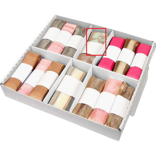 Ditipo Stuha látková Flora hnědá zeleno-šedé květy 2 m x 40 mm