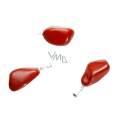 Jaspis červený Troml přívěsek přírodní kámen, M cca 3 cm, 1 kus, kámen úplné péče