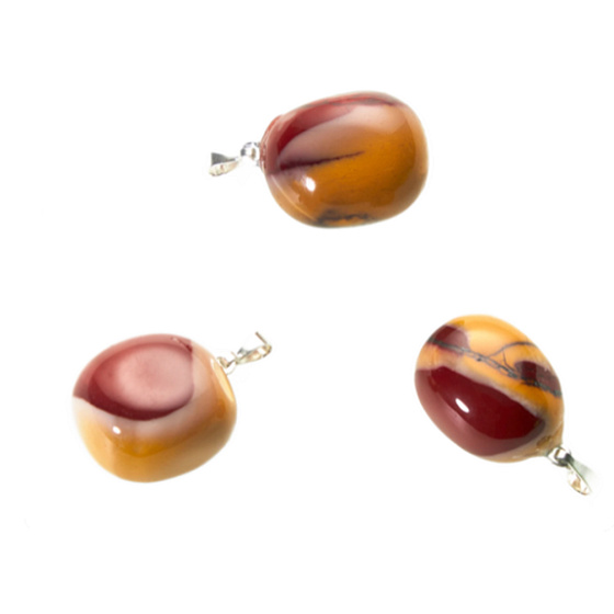 Mokait Troml přívěsek přírodní kámen, M cca 3 cm, 1 kus, motivační kámen