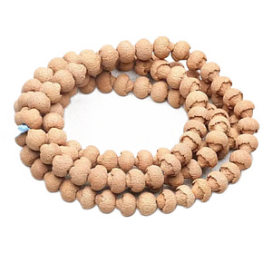 Lotus Bodhi 108 Mala, přírodní lotosový náhrdelník 108 + 6 buddhistických modlitebních korálků 9,5 mm - mír, požehnání