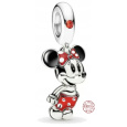 Charm Sterlingové stříbro 925 Disney Minnie Mouse myška, přívěsek na náramek film