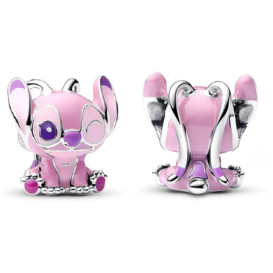 Charm Disney Lilo a Stitch - anděl s motivem Stitch, korálek na náramek film